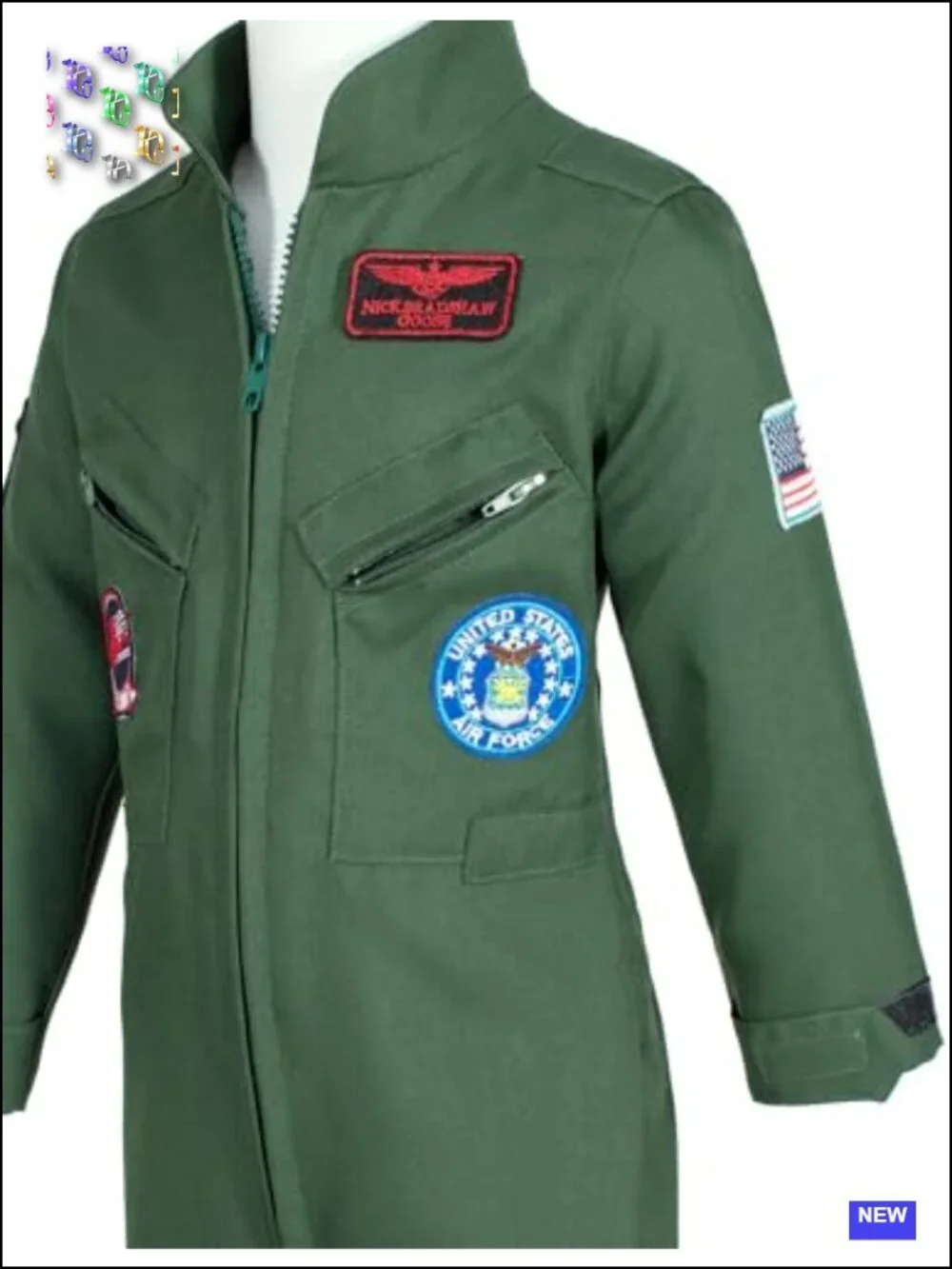 Kids Fighter Pilot Costume - Flight Suit Roleplay with Aviator Accessories for